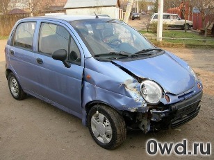 Битый автомобиль Daewoo Matiz