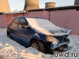 Битый автомобиль Renault Logan