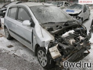 Битый автомобиль Hyundai Getz