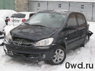 Битый автомобиль Hyundai Getz