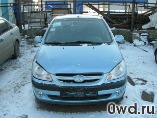 Битый автомобиль Hyundai Getz