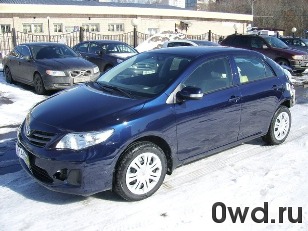 Битый автомобиль Toyota Corolla