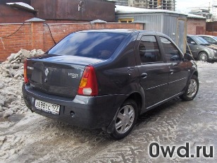 Битый автомобиль Renault Logan