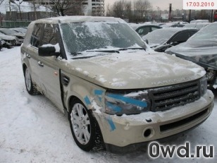 Битый автомобиль Land Rover Range Rover Sport