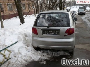 Битый автомобиль Daewoo Matiz