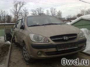 Битый автомобиль Hyundai Getz