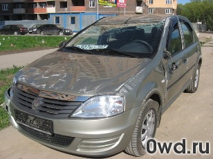 Битый автомобиль Renault Logan