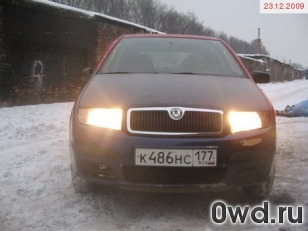 Битый автомобиль Skoda Fabia