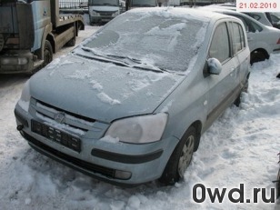 Битый автомобиль Hyundai Getz