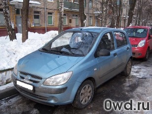 Битый автомобиль Hyundai Getz