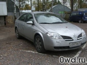 Битый автомобиль Nissan Primera