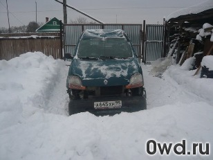 Битый автомобиль Renault Kangoo