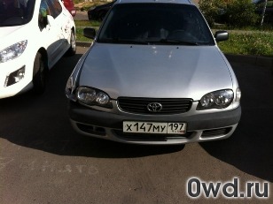 Битый автомобиль Toyota Corolla