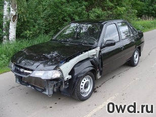 Битый автомобиль Daewoo Nexia