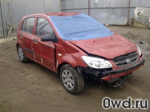 Битый автомобиль Hyundai Getz