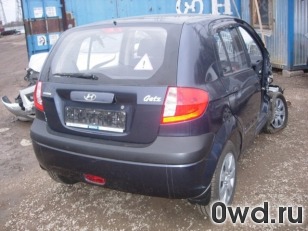 Битый автомобиль Hyundai Getz