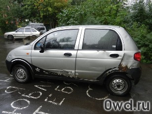 Битый автомобиль Daewoo Matiz