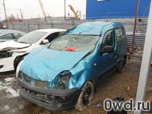 Битый автомобиль Renault Kangoo