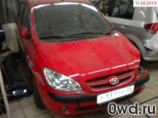 Битый автомобиль Hyundai Getz