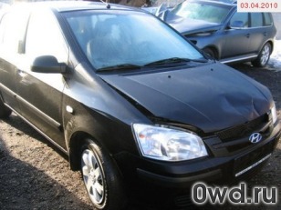 Битый автомобиль Hyundai Getz