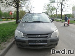 Битый автомобиль Hyundai Getz