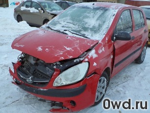 Битый автомобиль Hyundai Getz