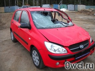 Битый автомобиль Hyundai Getz