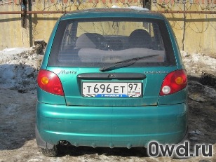 Битый автомобиль Daewoo Matiz