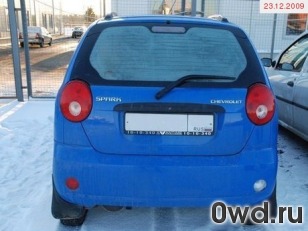 Битый автомобиль Chevrolet Spark