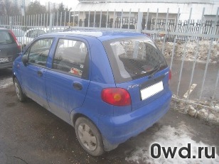 Битый автомобиль Daewoo Matiz