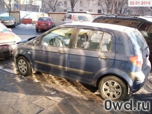 Битый автомобиль Hyundai Getz