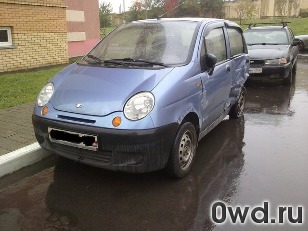 Битый автомобиль Daewoo Matiz