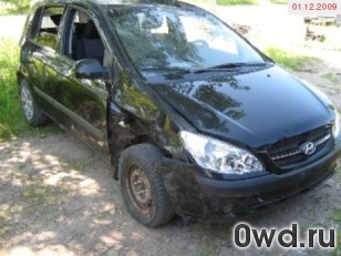 Битый автомобиль Hyundai Getz