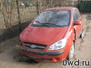 Битый автомобиль Hyundai Getz