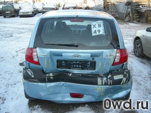 Битый автомобиль Hyundai Getz