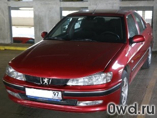 Битый автомобиль Peugeot 406