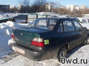 Битый автомобиль Daewoo Nexia