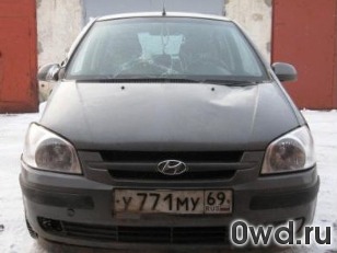 Битый автомобиль Hyundai Getz