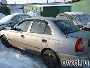 Битый автомобиль Hyundai Accent