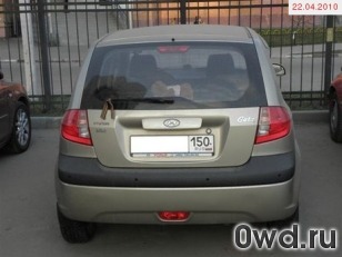 Битый автомобиль Hyundai Getz