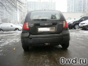 Битый автомобиль Hyundai Getz