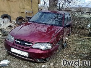 Битый автомобиль Daewoo Nexia