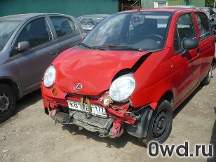 Битый автомобиль Daewoo Matiz