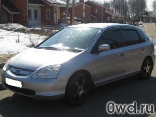 Битый автомобиль Honda Civic