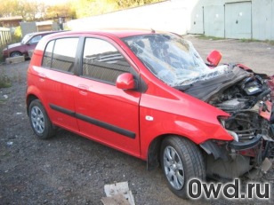 Битый автомобиль Hyundai Getz