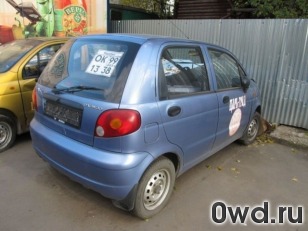 Битый автомобиль Daewoo Matiz