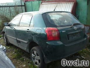 Битый автомобиль Toyota Corolla