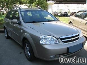 Битый автомобиль Chevrolet Lacetti