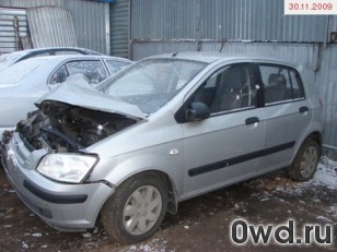 Битый автомобиль Hyundai Getz