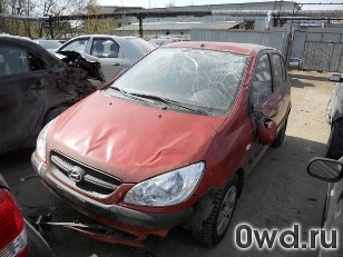 Битый автомобиль Hyundai Getz